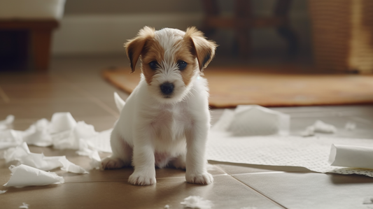 My puppy rips up puppy pads deals